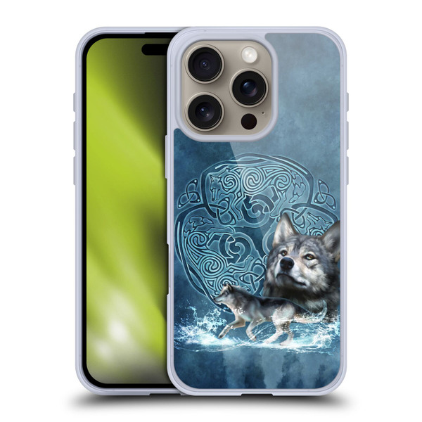 Brigid Ashwood Celtic Wisdom Wolf Soft Gel Case for Apple iPhone 16 Pro