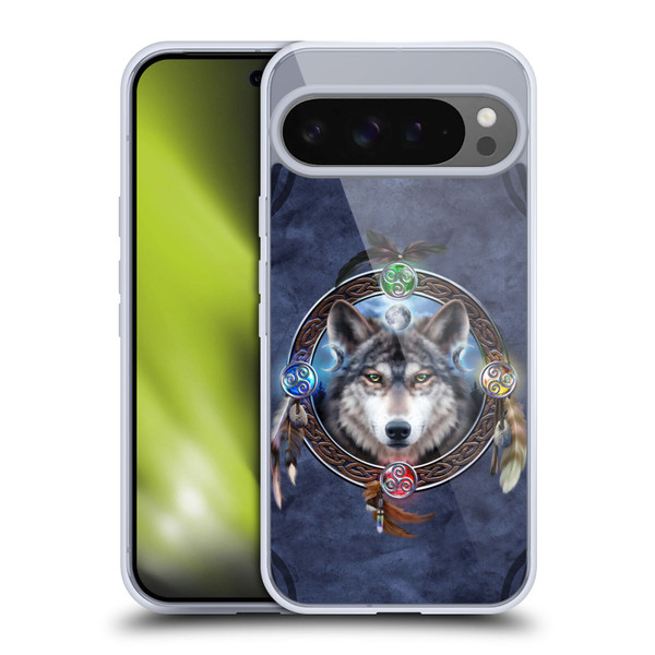 Brigid Ashwood Celtic Wisdom Wolf Guide Soft Gel Case for Google Pixel 9 Pro XL