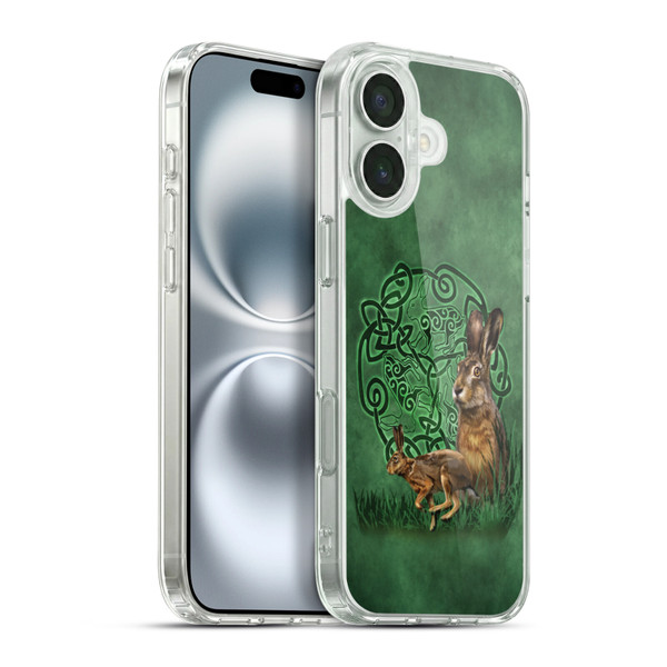Brigid Ashwood Celtic Wisdom 2 Hare Soft Gel Case for Apple iPhone 16 Plus & MagSafe
