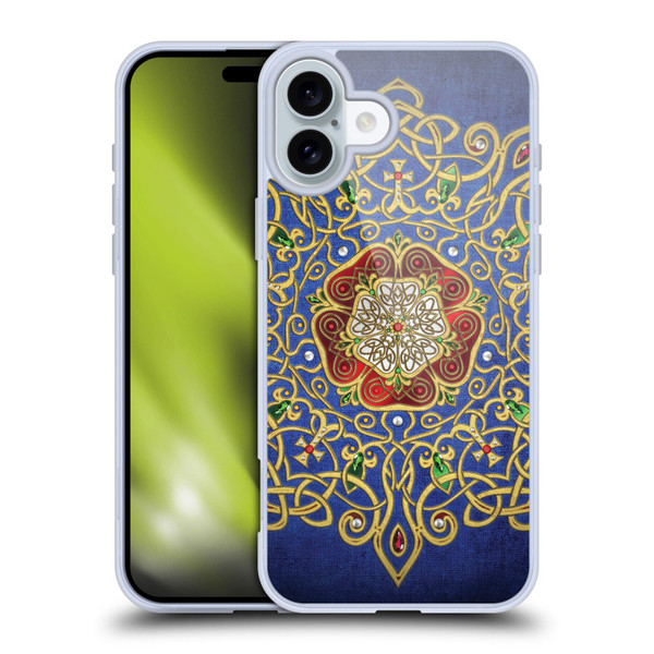 Brigid Ashwood Celtic Wisdom 3 Rose Soft Gel Case for Apple iPhone 16 Plus