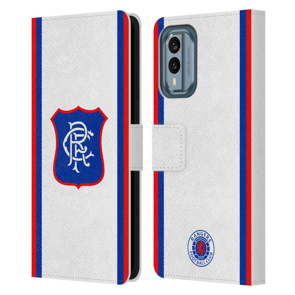 Rangers FC 2024/25 Kit Away Leather Book Wallet Case Cover For Nokia X30