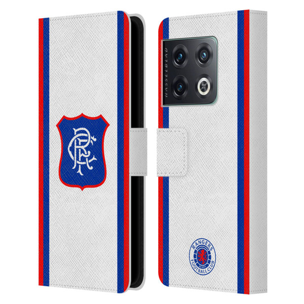 Rangers FC 2024/25 Kit Away Leather Book Wallet Case Cover For OnePlus 10 Pro