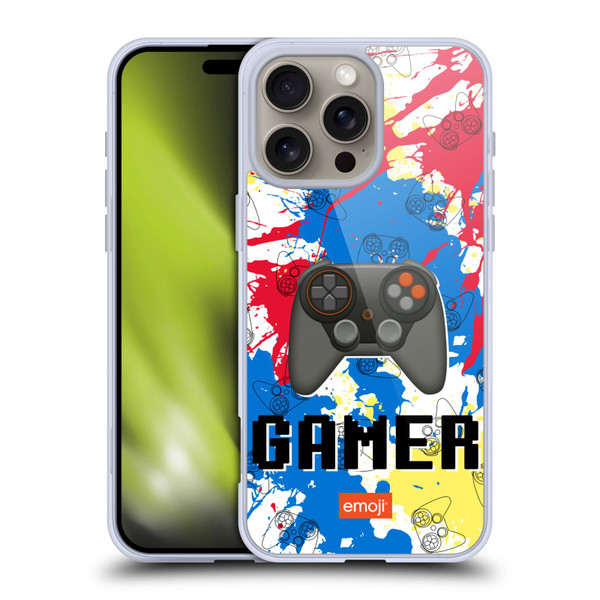emoji® Trendy Gamer Soft Gel Case for Apple iPhone 16 Pro Max
