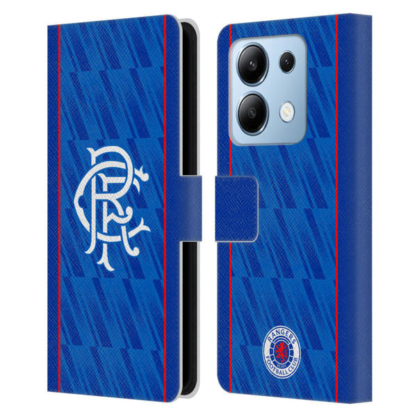 Rangers FC 2024/25 Kit Home Leather Book Wallet Case Cover For Xiaomi Redmi Note 13/13 Pro 5G