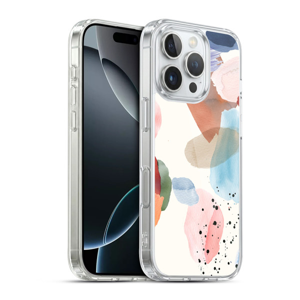 Ninola Pattern Abstract Pastel Soft Gel Case for Apple iPhone 16 Pro & MagSafe