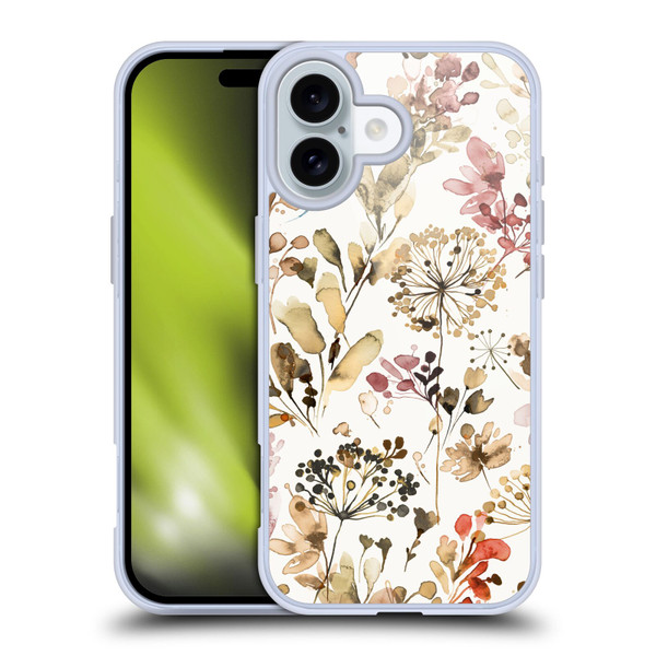 Ninola Wild Grasses Rustic Soft Gel Case for Apple iPhone 16