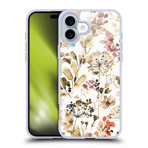 Ninola Wild Grasses Rustic Soft Gel Case for Apple iPhone 16 Plus