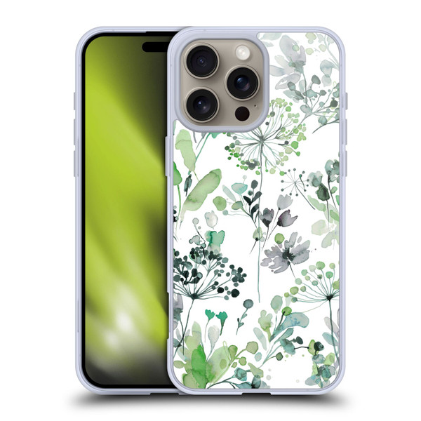 Ninola Wild Grasses Eucalyptus Soft Gel Case for Apple iPhone 16 Pro Max