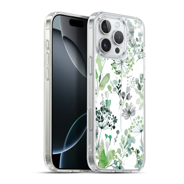 Ninola Wild Grasses Eucalyptus Soft Gel Case for Apple iPhone 16 Pro Max & MagSafe