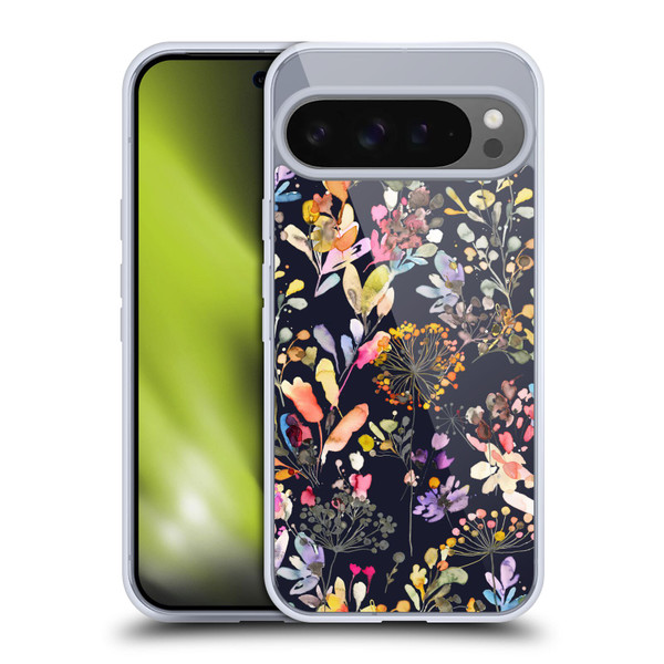 Ninola Wild Grasses Black Soft Gel Case for Google Pixel 9 Pro XL
