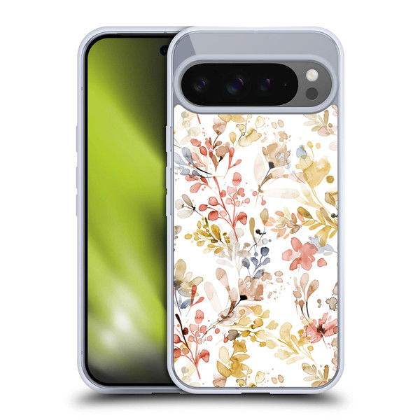 Ninola Wild Grasses Gold Plants Soft Gel Case for Google Pixel 9 Pro XL