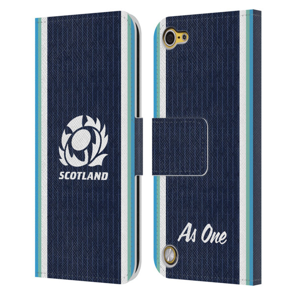 Scotland Rugby 2024/25 Crest Kit Home Leather Book Wallet Case Cover For Apple iPod Touch 5G 5th Gen