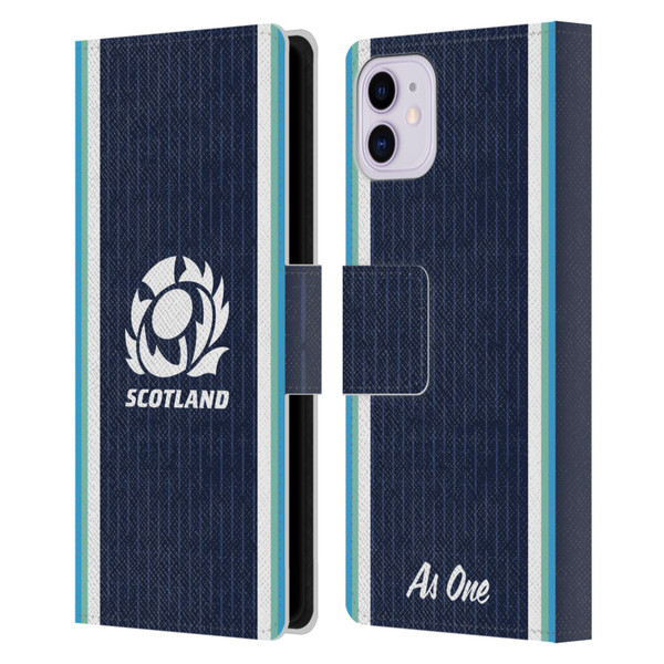 Scotland Rugby 2024/25 Crest Kit Home Leather Book Wallet Case Cover For Apple iPhone 11 Scotland Rugby 2024/25 Crest Kit Home Leather Book Wallet Case Cover For Apple iPhone 11