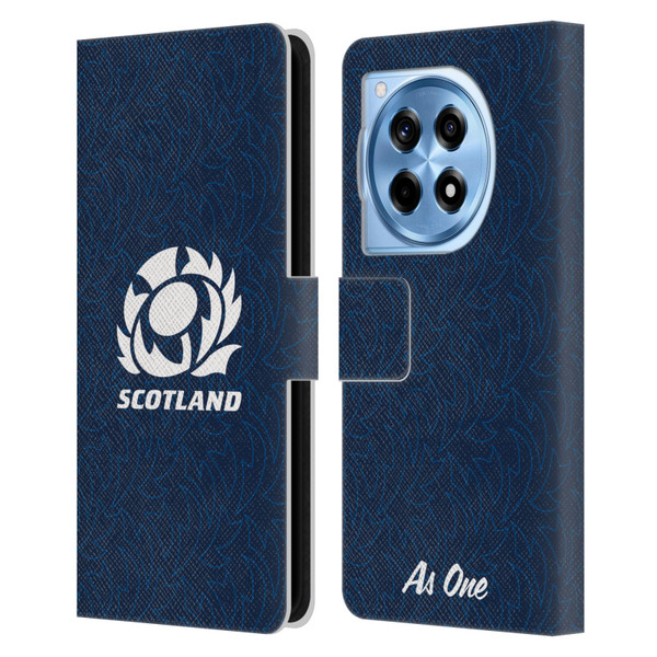 Scotland Rugby Graphics Pattern Leather Book Wallet Case Cover For OnePlus 12R