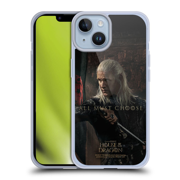 House Of The Dragon: Television Series Season 2 Character Posters Daemon Soft Gel Case for Apple iPhone 14
