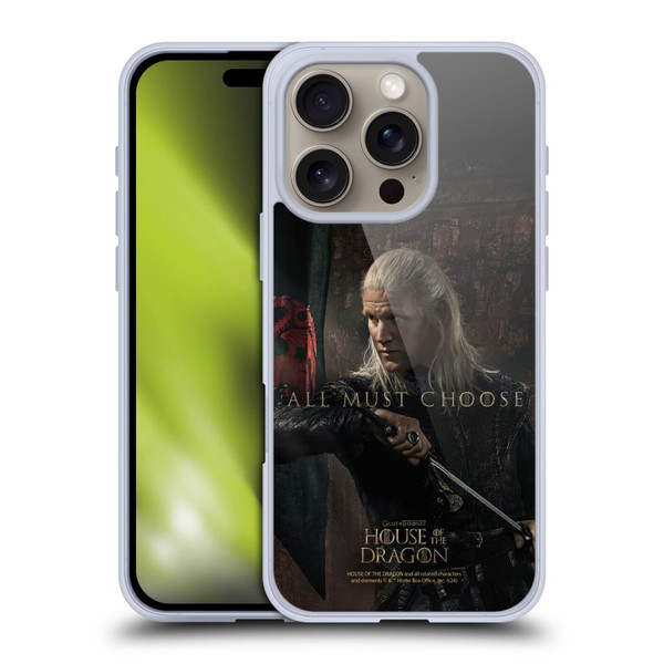 House Of The Dragon: Television Series Season 2 Character Posters Daemon Soft Gel Case for Apple iPhone 16 Pro