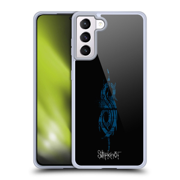 Slipknot We Are Not Your Kind Glitch Logo Soft Gel Case for Samsung Galaxy S21+ 5G