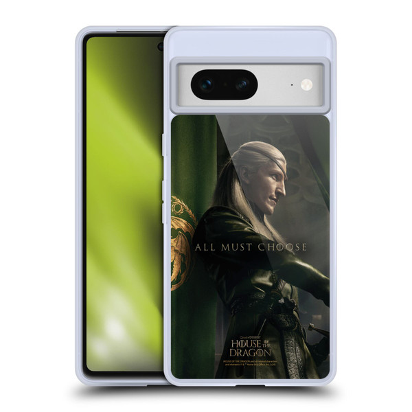 House Of The Dragon: Television Series Season 2 Character Posters Aemond Soft Gel Case for Google Pixel 7