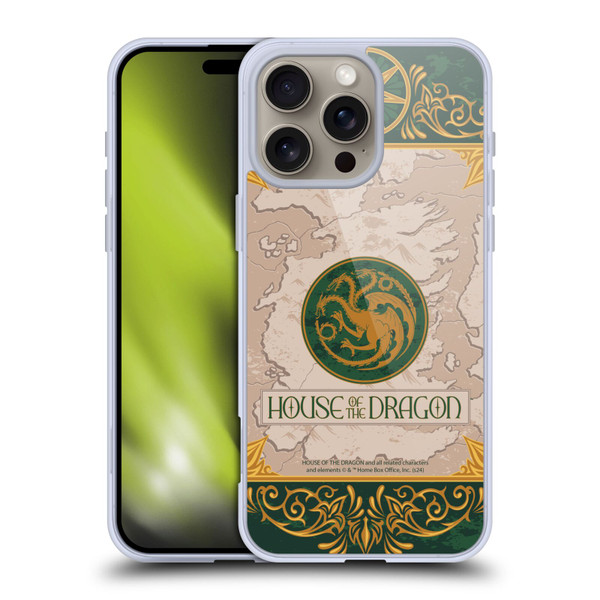 House Of The Dragon: Television Series Season 2 Graphics Targaryen Seven Kingdoms Soft Gel Case for Apple iPhone 16 Pro Max