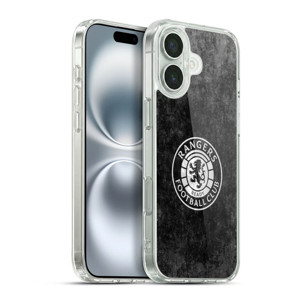 Rangers FC Crest Distressed Soft Gel Case for Apple iPhone 16 Plus & MagSafe
