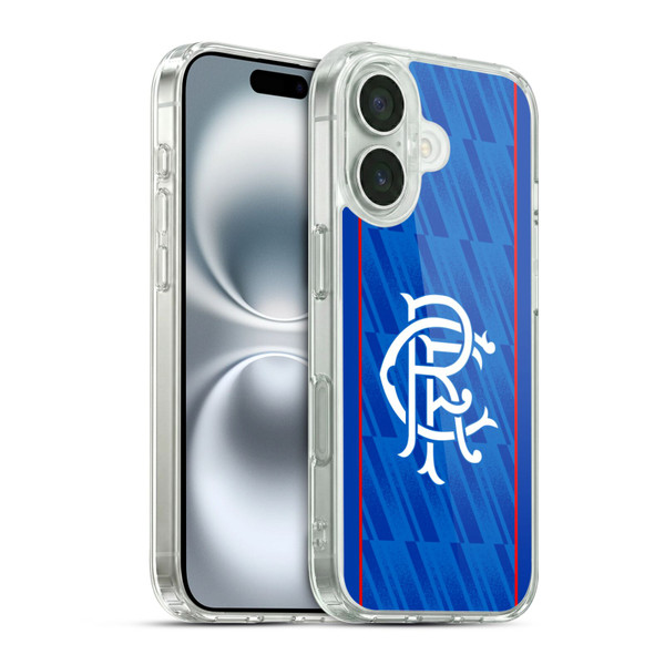 Rangers FC 2024/25 Kit Home Soft Gel Case for Apple iPhone 16 & MagSafe
