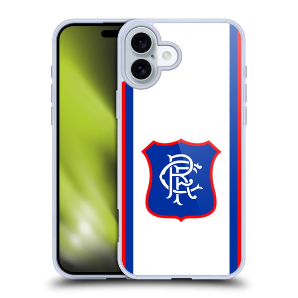 Rangers FC 2024/25 Kit Away Soft Gel Case for Apple iPhone 16 Plus