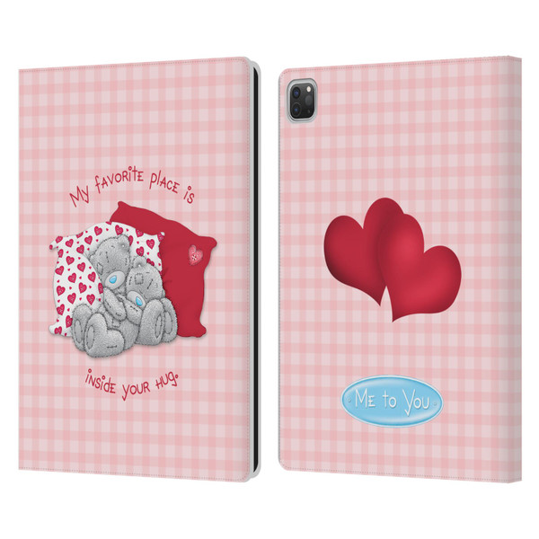 Me To You Classic Tatty Teddy Hug Leather Book Wallet Case Cover For Apple iPad Pro 13 M4 2024