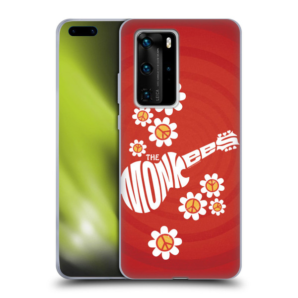 The Monkees Graphics Pattern In Red Soft Gel Case for Huawei P40 Pro / P40 Pro Plus 5G