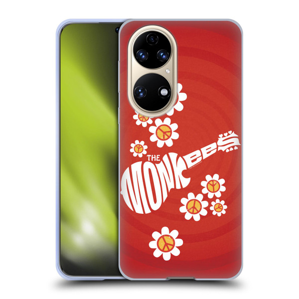The Monkees Graphics Pattern In Red Soft Gel Case for Huawei P50