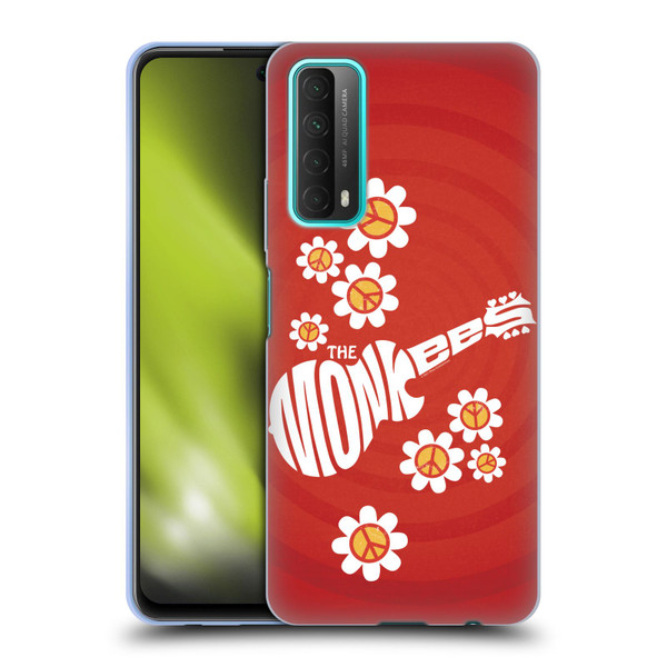 The Monkees Graphics Pattern In Red Soft Gel Case for Huawei P Smart (2021)