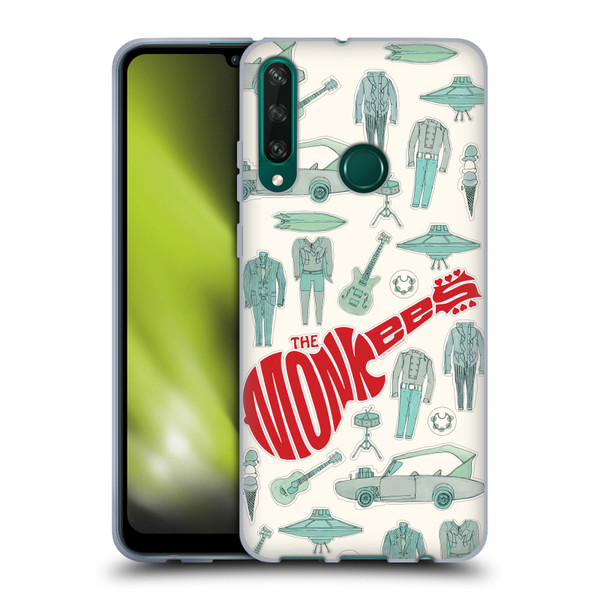 The Monkees Graphics Pattern Soft Gel Case for Huawei Y6p