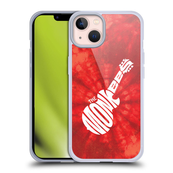 The Monkees Graphics Logo In Red Soft Gel Case for Apple iPhone 13