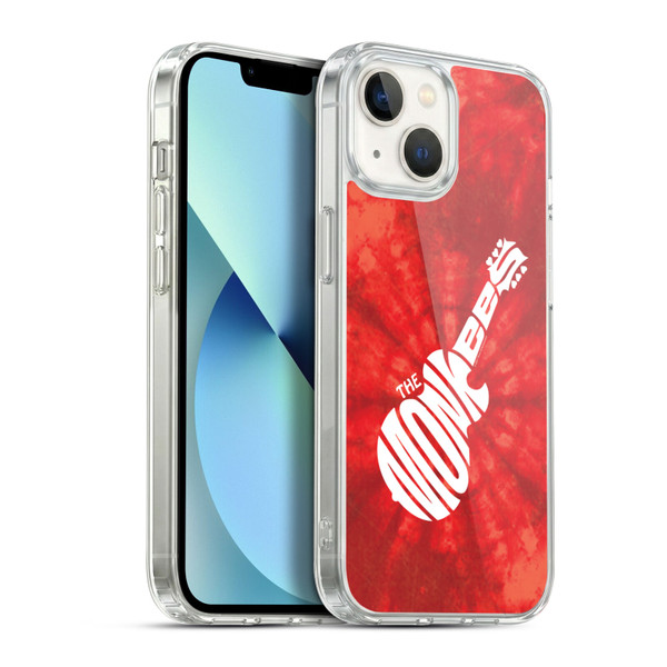 The Monkees Graphics Logo In Red Soft Gel Case for Apple iPhone 13