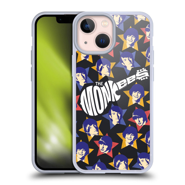 The Monkees Graphics Band Members Soft Gel Case for Apple iPhone 13 Mini