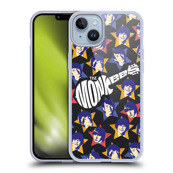 The Monkees Graphics Band Members Soft Gel Case for Apple iPhone 14 Plus