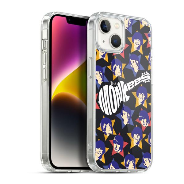 The Monkees Graphics Band Members Soft Gel Case for Apple iPhone 14 Plus & MagSafe