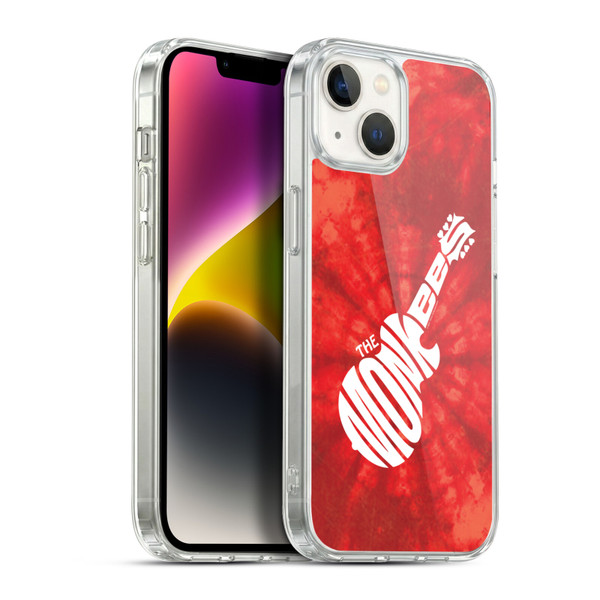 The Monkees Graphics Logo In Red Soft Gel Case for Apple iPhone 14 Plus & MagSafe