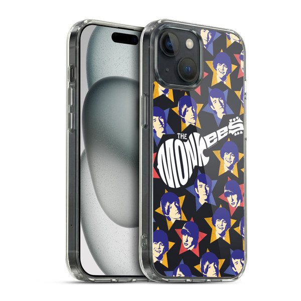 The Monkees Graphics Band Members Soft Gel Case for Apple iPhone 15 & MagSafe