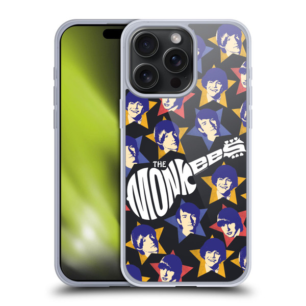 The Monkees Graphics Band Members Soft Gel Case for Apple iPhone 15 Pro Max