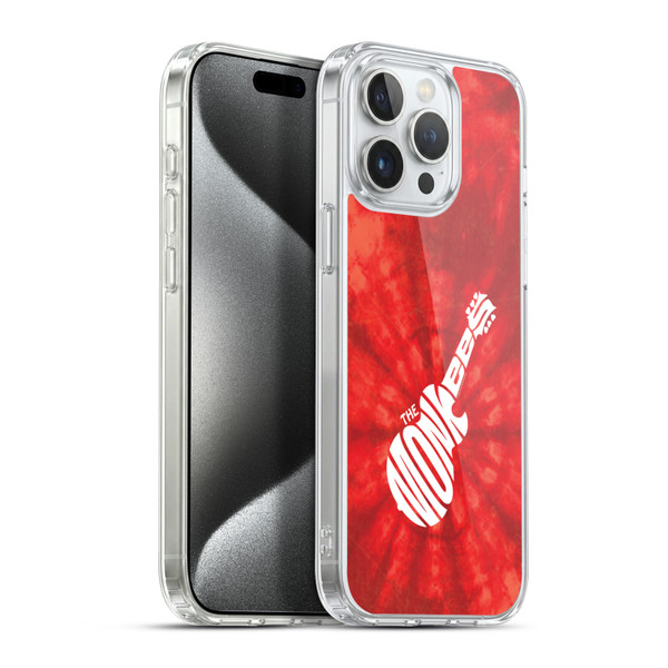 The Monkees Graphics Logo In Red Soft Gel Case for Apple iPhone 15 Pro Max & MagSafe
