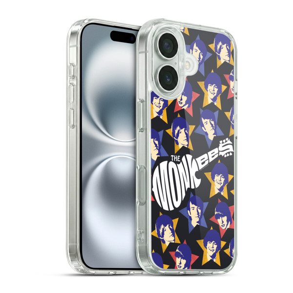 The Monkees Graphics Band Members Soft Gel Case for Apple iPhone 16 & MagSafe