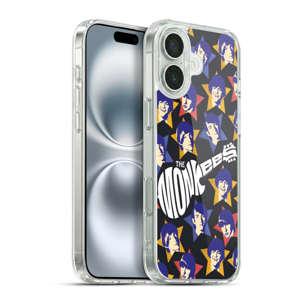 The Monkees Graphics Band Members Soft Gel Case for Apple iPhone 16 Plus & MagSafe