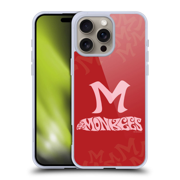 The Monkees Graphics Logotype Soft Gel Case for Apple iPhone 16 Pro Max