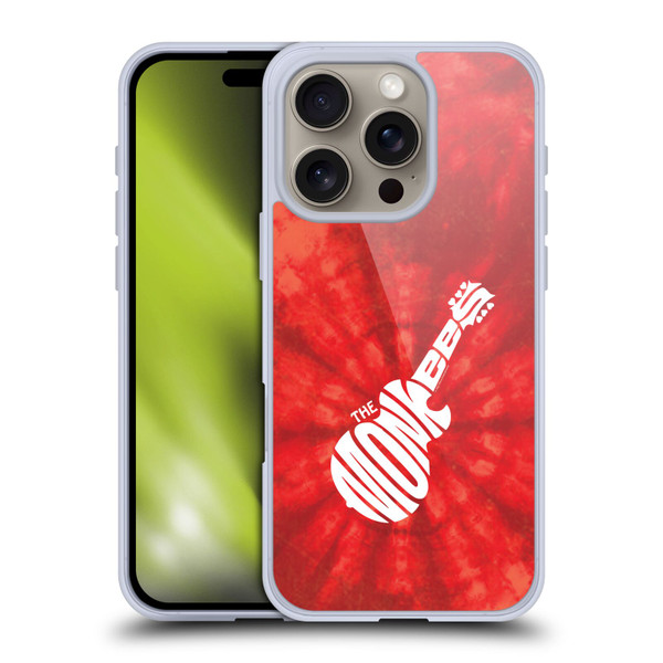 The Monkees Graphics Logo In Red Soft Gel Case for Apple iPhone 16 Pro