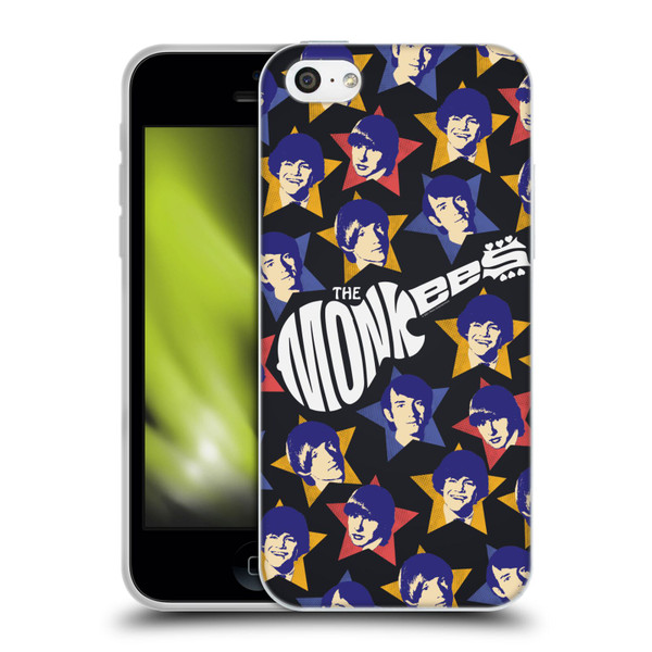 The Monkees Graphics Band Members Soft Gel Case for Apple iPhone 5c