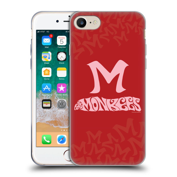 The Monkees Graphics Logotype Soft Gel Case for Apple iPhone 7 / 8 / SE 2020 & 2022