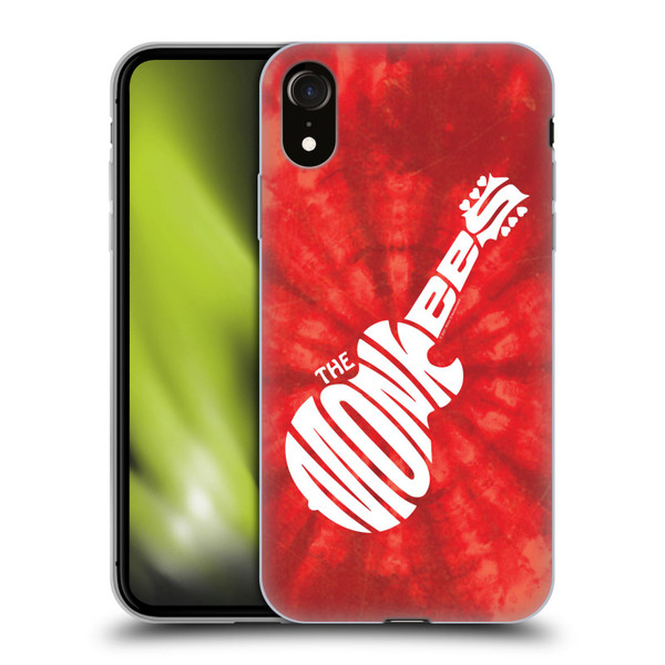 The Monkees Graphics Logo In Red Soft Gel Case for Apple iPhone XR