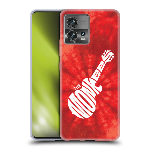 The Monkees Graphics Logo In Red Soft Gel Case for Motorola Moto Edge 30 Fusion