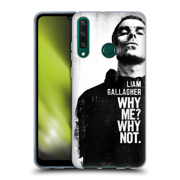 Liam Gallagher Graphics Why Me Soft Gel Case for Huawei Y6p