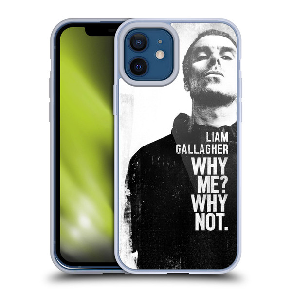 Liam Gallagher Graphics Why Me Soft Gel Case for Apple iPhone 12 / iPhone 12 Pro
